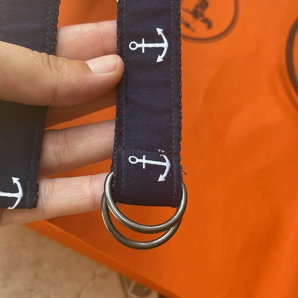 Kids Navy Blue Anchor ⚓️ Adjustable Belt